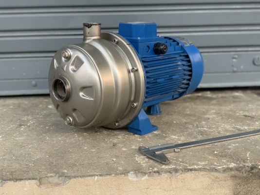 ขายปั๊มน้ำหอยโข่งหัวสแตนเลสใบพัด 2ชั้น Ebara 2HP. 380V made in Italy รุ่นแรงดันสูง สภาพสวยเดิมๆ หมุนนิ่ม พร้อมใช้งาน