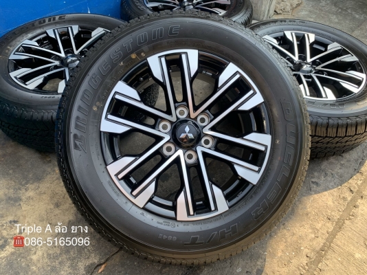 ล้อแม็กป้ายแดง New Mitsu Pajero Sport รุ่นใหม่ล่าสุด ขอบ 18 พร้อมยางป้ายแดง 265-60-18 Bridgestone ปี 19 สวยกริ๊บ ล้อแม็กป้ายแดง New Mitsu Pajero Sport รุ่นใหม่ล่าสุด ขอบ 18 พร้อมยางป้ายแดง 265-60-18 Bridgestone ปี 19 สวยกริ๊บ