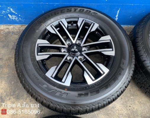 ล้อแม็กป้ายแดง New Mitsu Pajero Sport รุ่นใหม่ล่าสุด ขอบ 18 พร้อมยางป้ายแดง 265-60-18 Bridgestone ปี 19 สวยกริ๊บ ล้อแม็กป้ายแดง New Mitsu Pajero Sport รุ่นใหม่ล่าสุด ขอบ 18 พร้อมยางป้ายแดง 265-60-18 Bridgestone ปี 19 สวยกริ๊บ