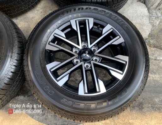 ล้อแม็กป้ายแดง New Mitsu Pajero Sport รุ่นใหม่ล่าสุด ขอบ 18 พร้อมยางป้ายแดง 265-60-18 Bridgestone ปี 19 สวยกริ๊บ ล้อแม็กป้ายแดง New Mitsu Pajero Sport รุ่นใหม่ล่าสุด ขอบ 18 พร้อมยางป้ายแดง 265-60-18 Bridgestone ปี 19 สวยกริ๊บ