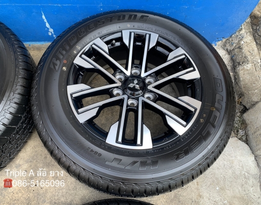 ล้อแม็กป้ายแดง New Mitsu Pajero Sport รุ่นใหม่ล่าสุด ขอบ 18 พร้อมยางป้ายแดง 265-60-18 Bridgestone ปี 19 สวยกริ๊บ ล้อแม็กป้ายแดง New Mitsu Pajero Sport รุ่นใหม่ล่าสุด ขอบ 18 พร้อมยางป้ายแดง 265-60-18 Bridgestone ปี 19 สวยกริ๊บ