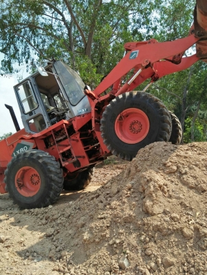 รถตัก ฮิตาชิLX80 เก่านอก สภาพพร้อมใช้ บุ๊งกี๋ 1คิว