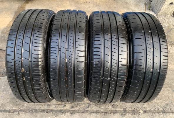 ล้อแม็ก Mitsu Attrage ขอบ 15 พร้อมยาง 185-55-15 Dunlop ปี 18 สภาพสวย