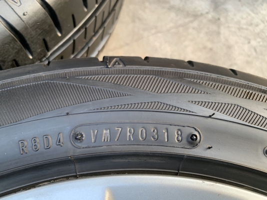 ล้อแม็ก Mitsu Attrage ขอบ 15 พร้อมยาง 185-55-15 Dunlop ปี 18 สภาพสวย