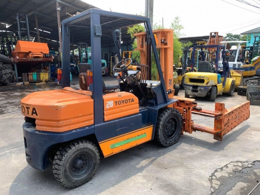 ขาย TOYOTA 5FD28 รถนอกเก่าญี่ปุ่น ดีเซล 1Z เสา 3 เมตร พร้อมตัวหนีบก้อนสี่เหลี่ยม แบบเกาะแผงงา เกียร์ธรรมดา ขาย TOYOTA 5FD28 รถนอกเก่าญี่ปุ่น ดีเซล 1Z เสา 3 เมตร พร้อมตัวหนีบก้อนสี่เหลี่ยม แบบเกาะแผงงา เกียร์ธรรมดา