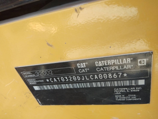 CAT320D2 รถทำงาน6,500ชม.เครื่องดีปั้มแน่น โซ่ดีเฟลมสวย เอกสารอิกวอย ราคาต่อรองได้นิดหน่อย คอม20,000