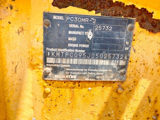 Komatsu PC30MR-2 นำเข้าจากญี่ปุ่น โทร. 080-6565422 (หนิง)