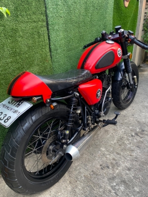 ???? Stallions CT 150 สไตล์ คาเฟ่ สีแดงสด ????