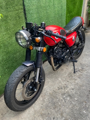 ???? Stallions CT 150 สไตล์ คาเฟ่ สีแดงสด ????