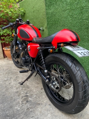 ???? Stallions CT 150 สไตล์ คาเฟ่ สีแดงสด ????