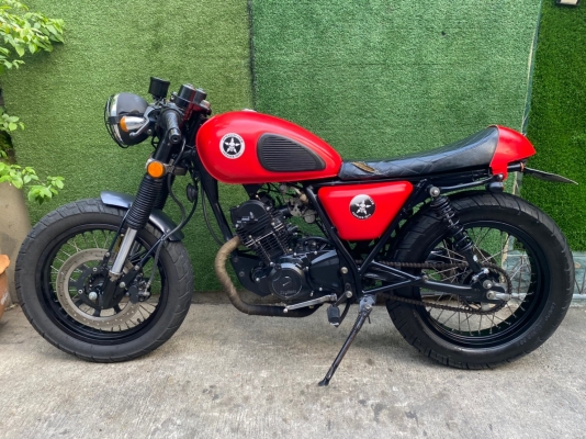 ???? Stallions CT 150 สไตล์ คาเฟ่ สีแดงสด ????