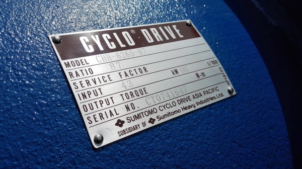 หัวเกียร์ทดขนาดใหญ่ของญี่ปุ่นใหม่ SUMITOMO JAPAN อัตราทด 1 : 87 เพลาออก 7&rdquo; เข้า 3&rdquo; ของใหม่ 100\%
