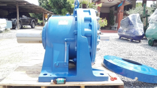 หัวเกียร์ทดขนาดใหญ่ของญี่ปุ่นใหม่ SUMITOMO JAPAN อัตราทด 1 : 87 เพลาออก 7&rdquo; เข้า 3&rdquo; ของใหม่ 100\%