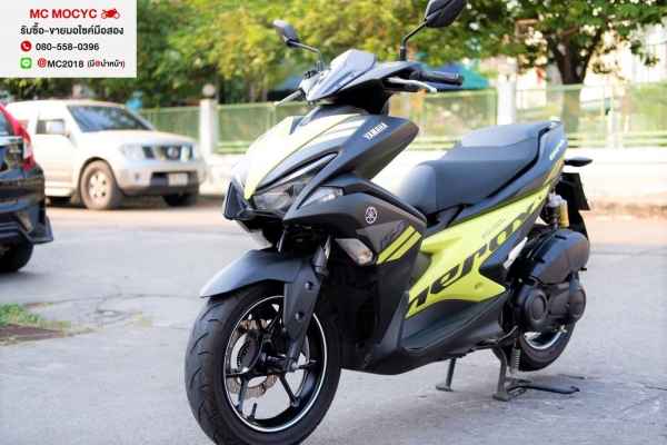 Aerox 2017 รองท้อป รถบ้านมือเดียว ชุดสีสวยไม่มีรอยล้มชน เครื่องเงียบ