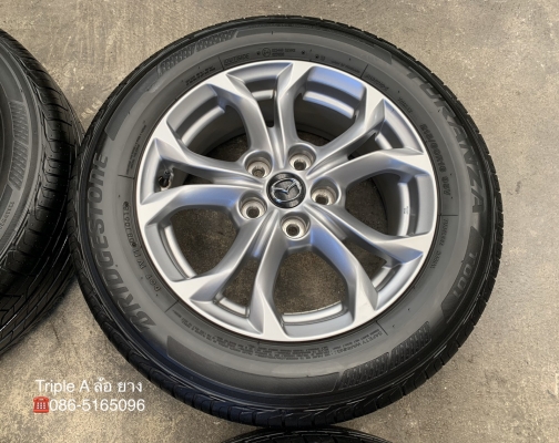 ล้อแม็ก 5รู114 Mazda CX3 ขอบ 16 พร้อมยาง 215-60-16 Bridgestone ปี 18 สภาพสวย ล้อแม็ก 5รู114 Mazda CX3 ขอบ 16 พร้อมยาง 215-60-16 Bridgestone ปี 18 สภาพสวย