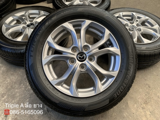 ล้อแม็ก 5รู114 Mazda CX3 ขอบ 16 พร้อมยาง 215-60-16 Bridgestone ปี 18 สภาพสวย ล้อแม็ก 5รู114 Mazda CX3 ขอบ 16 พร้อมยาง 215-60-16 Bridgestone ปี 18 สภาพสวย