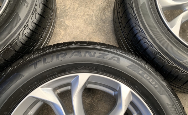 ล้อแม็ก 5รู114 Mazda CX3 ขอบ 16 พร้อมยาง 215-60-16 Bridgestone ปี 18 สภาพสวย