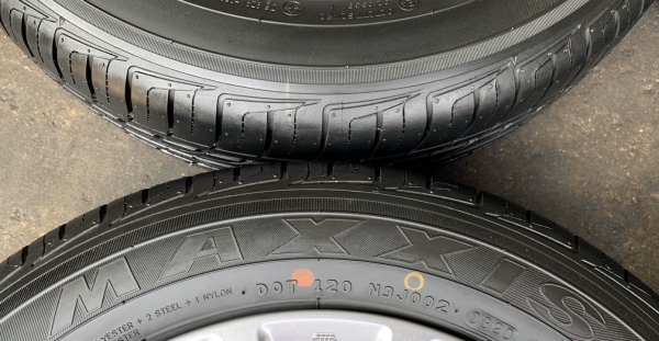 ยางใหม่ป้ายแดง 185-60-15 Maxxis ปี 20 สวยกริ๊บ ยางใหม่ป้ายแดง 185-60-15 Maxxis ปี 20 สวยกริ๊บ