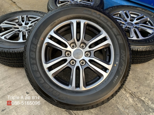 ล้อแม็กป้ายแดง Ford Ranger Wildtrak รุ่นใหม่ล่าสุด ขอบ18 พร้อมยางใหม่ป้ายแดง 265-60-18 Bridgestone ปลายปี 19 ยกห้าง ล้อแม็กป้ายแดง Ford Ranger Wildtrak รุ่นใหม่ล่าสุด ขอบ18 พร้อมยางใหม่ป้ายแดง 265-60-18 Bridgestone ปลายปี 19 ยกห้าง