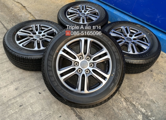 ล้อแม็กป้ายแดง Ford Ranger Wildtrak รุ่นใหม่ล่าสุด ขอบ18 พร้อมยางใหม่ป้ายแดง 265-60-18 Bridgestone ปลายปี 19 ยกห้าง ล้อแม็กป้ายแดง Ford Ranger Wildtrak รุ่นใหม่ล่าสุด ขอบ18 พร้อมยางใหม่ป้ายแดง 265-60-18 Bridgestone ปลายปี 19 ยกห้าง