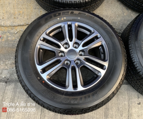 ล้อแม็กป้ายแดง Ford Ranger Wildtrak รุ่นใหม่ล่าสุด ขอบ18 พร้อมยางใหม่ป้ายแดง 265-60-18 Bridgestone ปลายปี 19 ยกห้าง ล้อแม็กป้ายแดง Ford Ranger Wildtrak รุ่นใหม่ล่าสุด ขอบ18 พร้อมยางใหม่ป้ายแดง 265-60-18 Bridgestone ปลายปี 19 ยกห้าง
