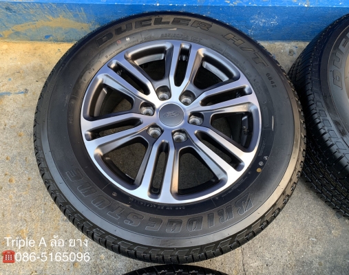 ล้อแม็กป้ายแดง Ford Ranger Wildtrak รุ่นใหม่ล่าสุด ขอบ18 พร้อมยางใหม่ป้ายแดง 265-60-18 Bridgestone ปลายปี 19 ยกห้าง ล้อแม็กป้ายแดง Ford Ranger Wildtrak รุ่นใหม่ล่าสุด ขอบ18 พร้อมยางใหม่ป้ายแดง 265-60-18 Bridgestone ปลายปี 19 ยกห้าง