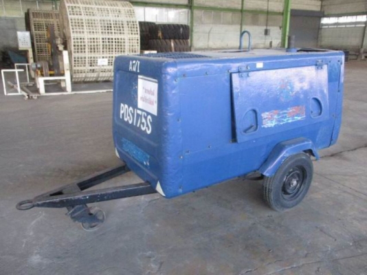 ขายเครื่องปั๊มลม แบบลากจูง Airman PDS175S # ขนาด 7 บาร์ 175cfm เครื่อง ISUZU C240 สภาพดี พร้อมใช้084