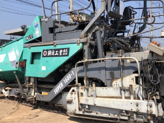 ขายรถปูยาง VOGELE SUPER1600-1 (ขนาด 8 เมตร) ปี 2005 นำเข้าเองจากญี่ปุ่น สภาพสวยพร้อมใช้งาน มีVDOการทำงานครับ