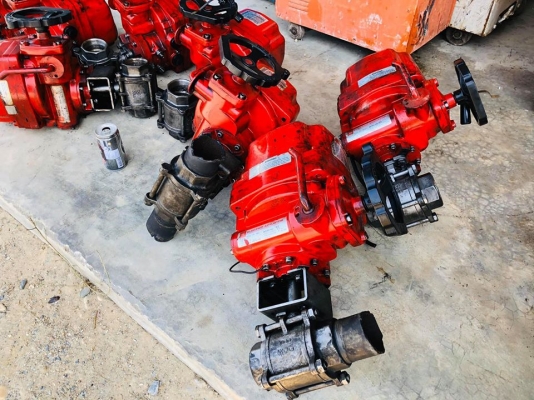 หัวขับวาล์วเปิดปิดแบบไฟฟ้า ELECTRIC ACTUATOR ระบบไฟ AC 220V ท่อ 2&rdquo; เข้ามาใหม่ 8 ตัว