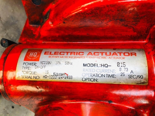 หัวขับวาล์วเปิดปิดแบบไฟฟ้า ELECTRIC ACTUATOR ระบบไฟ AC 220V ท่อ 2&rdquo; เข้ามาใหม่ 8 ตัว
