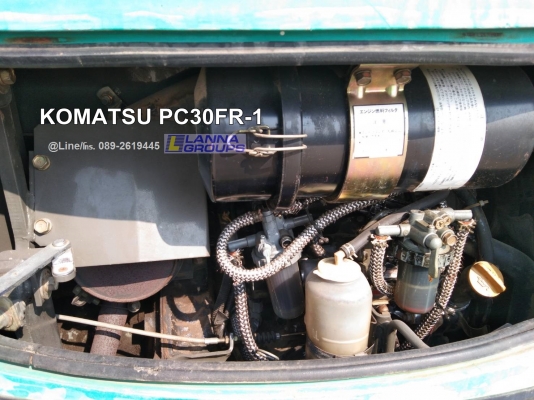 ขายรถขุดKOMATSU PC30FR-1 เครื่องยนต์komatsu-3D82AE ,คอนโทรลน้ำมัน,ปั๊มนิ้ว, แทรคยาง,ใบมีด, รถเดิมๆเก่านอก,มีเอกสาร