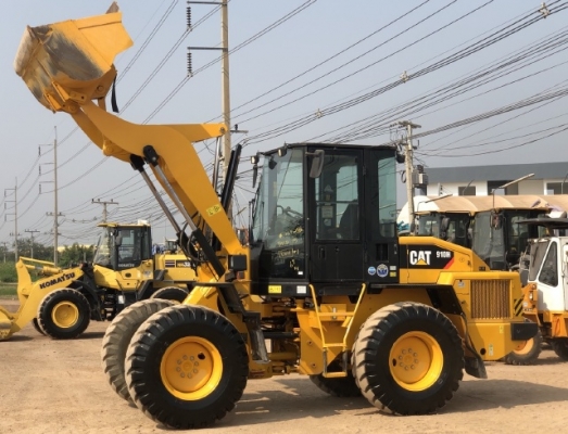 ขายรถตักล้อยาง CAT 910H (เทียบเท่า WA100-6) ปี 2013 รถนอกนำเข้าเองจากญี่ปุ่น สภาพสวยพร้อมใช้ มีVDOการทำงานครับ