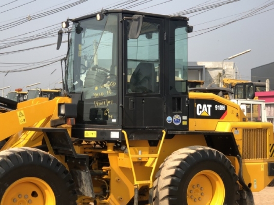 ขายรถตักล้อยาง CAT 910H (เทียบเท่า WA100-6) ปี 2013 รถนอกนำเข้าเองจากญี่ปุ่น สภาพสวยพร้อมใช้ มีVDOการทำงานครับ