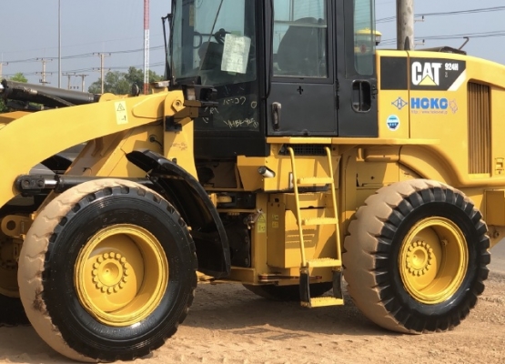 ขายรถตักล้อยาง CAT 924H ปี 2010 นำเข้าเองจากญี่ปุ่น สภาพสวยพร้อมใช้ มีVDOการทำงานครับ