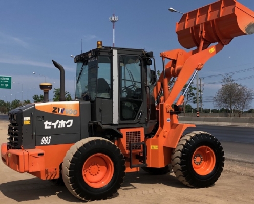 ขายรถตักล้อยาง HITACHI ZW100 ปี 2012 นำเข้าเองจากญี่ปุ่น สภาพสวยพร้อมใช้ มีVDOการทำงานครับ