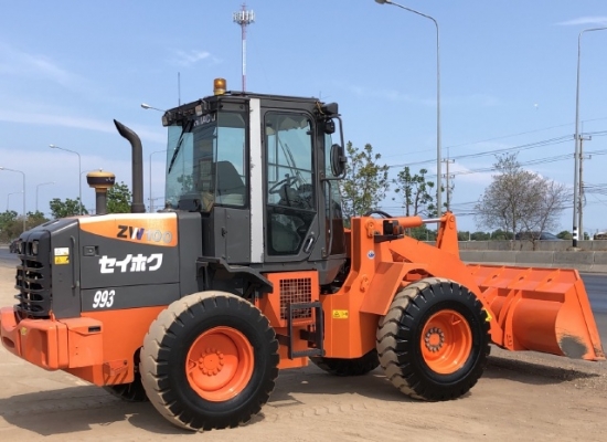 ขายรถตักล้อยาง HITACHI ZW100 ปี 2012 นำเข้าเองจากญี่ปุ่น สภาพสวยพร้อมใช้ มีVDOการทำงานครับ