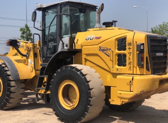 ขายรถตักล้อยาง HITACHI ZW220-5B ปี 2015 นำเข้าเองจากญี่ปุ่น สภาพสวยพร้อมใช้ มีVDOการทำงานครับ