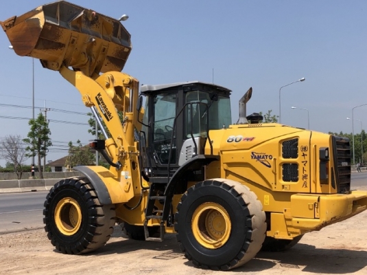 ขายรถตักล้อยาง HITACHI ZW220-5B ปี 2015 นำเข้าเองจากญี่ปุ่น สภาพสวยพร้อมใช้ มีVDOการทำงานครับ