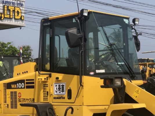 ขายรถตักล้อยาง KOMATSU WA100-5 แขนยาวพิเศษ นำเข้าเองจากญี่ปุ่น สภาพสวยพร้อมใช้งาน มีVDOการทำงานครับ