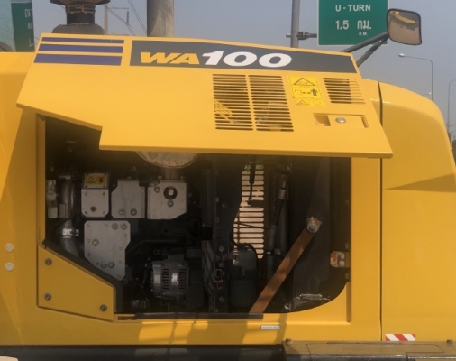 ขายรถตักล้อยาง KOMATSU WA100-7 ปี 2017 นำเข้าเองจากญี่ปุ่น สภาพสวยพร้อมใช้ มีVDOการทำงานครับ