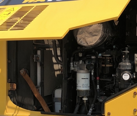 ขายรถตักล้อยาง KOMATSU WA100-7 ปี 2017 นำเข้าเองจากญี่ปุ่น สภาพสวยพร้อมใช้ มีVDOการทำงานครับ