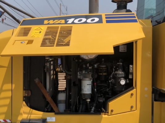 ขายรถตักล้อยาง KOMATSU WA100-7 ปี 2017 นำเข้าเองจากญี่ปุ่น สภาพสวยพร้อมใช้ มีVDOการทำงานครับ