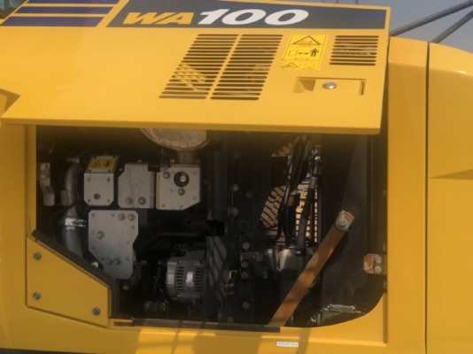 ขายรถตักล้อยาง KOMATSU WA100-7 ปี 2017 นำเข้าเองจากญี่ปุ่น สภาพสวยพร้อมใช้ มีVDOการทำงานครับ