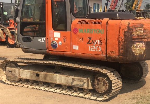 ขายรถขุด HITACHI ZX120 หัวแม่เหล็ก รถนอกนำเข้าเองจากญี่ปุ่น สภาพสวยพร้อมใช้ มีVDOการทำงานครับ