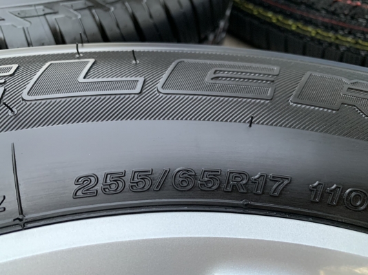 ล้อแม็กป้ายแดง ISUZU D-Max 2020 ขอบ 17 รุ่นใหม่ล่าสุด พร้อมยางใหม่ป้ายแดง 255-65-17 Bridgestone ปี 20 ใหม่ยกห้าง