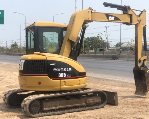ขายรถขุด CAT 305SR คอนโทรลสั้น ปั๊มนิ้ว นำเข้าเองจากญี่ปุ่น สภาพสวยพร้อมใช้งาน มีVDOการทำงานครับ