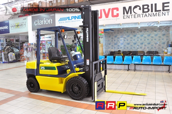 ขายรถโฟล์คลิฟท์มือสอง KOMATSU รุ่น FG25-11-462440 นำเข้าจากประเทศญี่ปุ่น 100\% ไม่เคยใช้งานในไทย