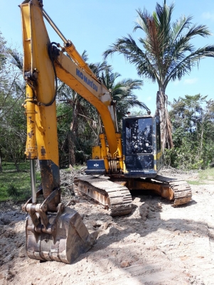 ขายคู่2คัน550,000 KOMATSU PC120-3 รถบรรทุก6ล้อดั้มพ์ฮีโนFC117 แรงม้าสภาพสวยพร้อมใช้งาน