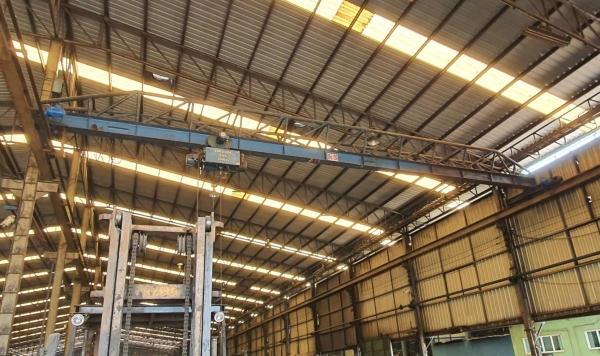Overhead Crane ขนาด 5 ตัน กว้าง 16 เมตร ขนาด 3 ตันกว้าง 16 เมตร