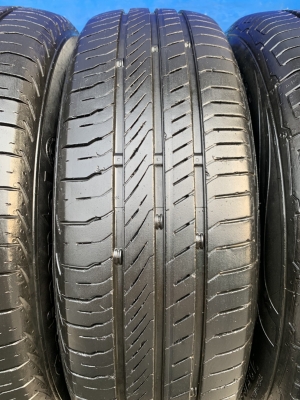 ล้อแม็ก Nissan Almera ขอบ 15 พร้อมยาง 185-65-15 Continental ปี 15 แม็กเดิม ดอกยางหนาปึก ใส่กับ Almera หรือ March ได้เลย